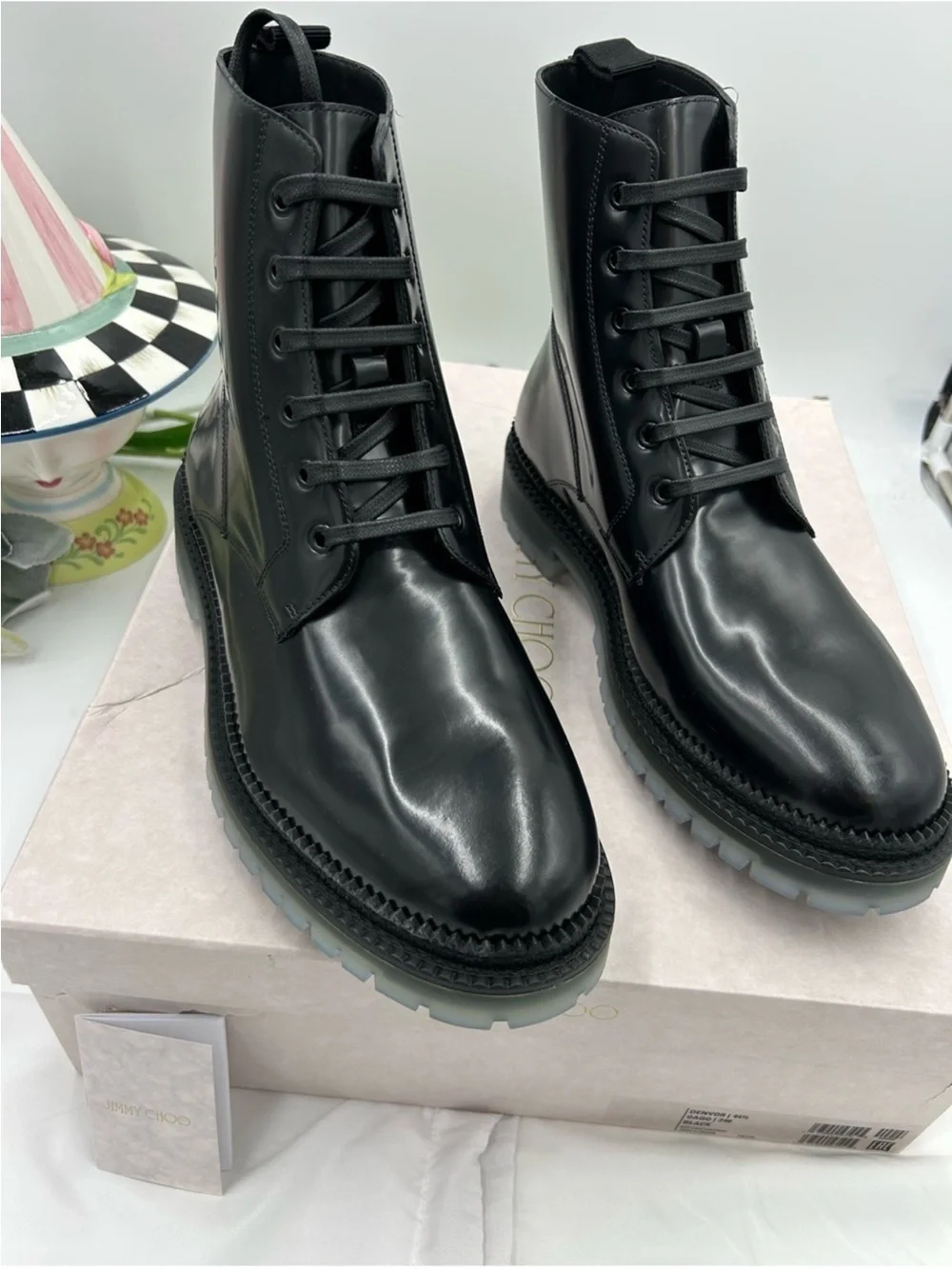 Jimmy Choo polished black